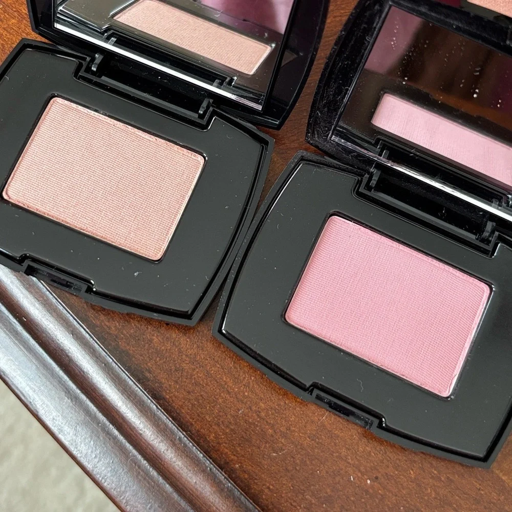 Brand New Lancome Bundle Brightening Eye Shadow Liner Palette Powder Blush Pouch